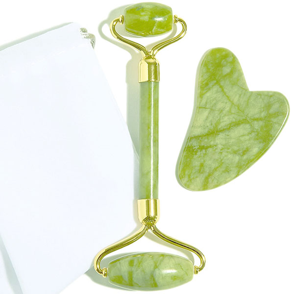 Face Jade Roller & Gua Sha Set 