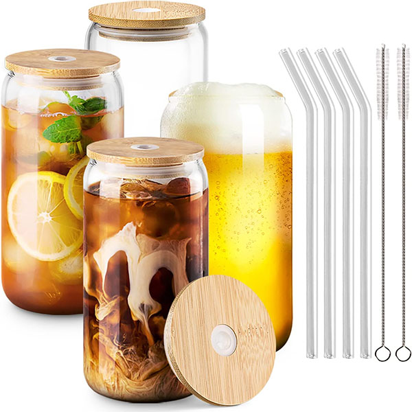 Glass Bedside Water Carafe Set 