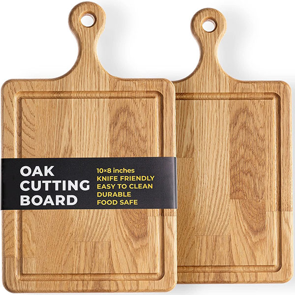 10x8 Inches Small Wood Cutting Board with Handle