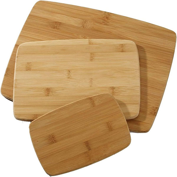 Classic 3-Piece Assorted Bamboo Cutting Board Set