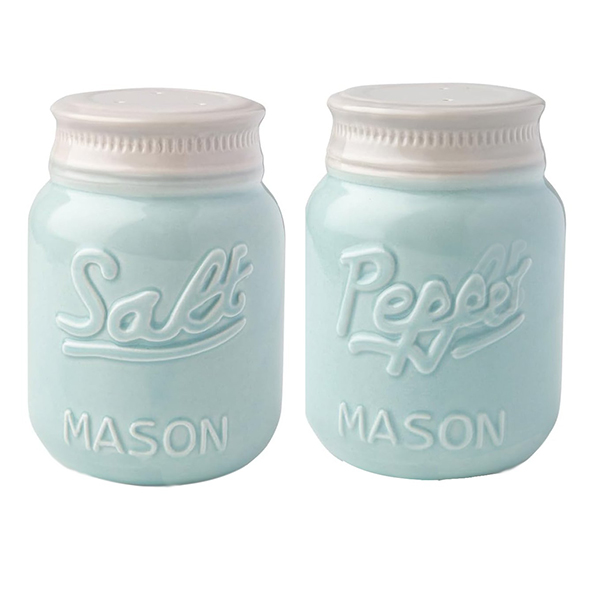 Mason Jar Salt & Pepper Shakers