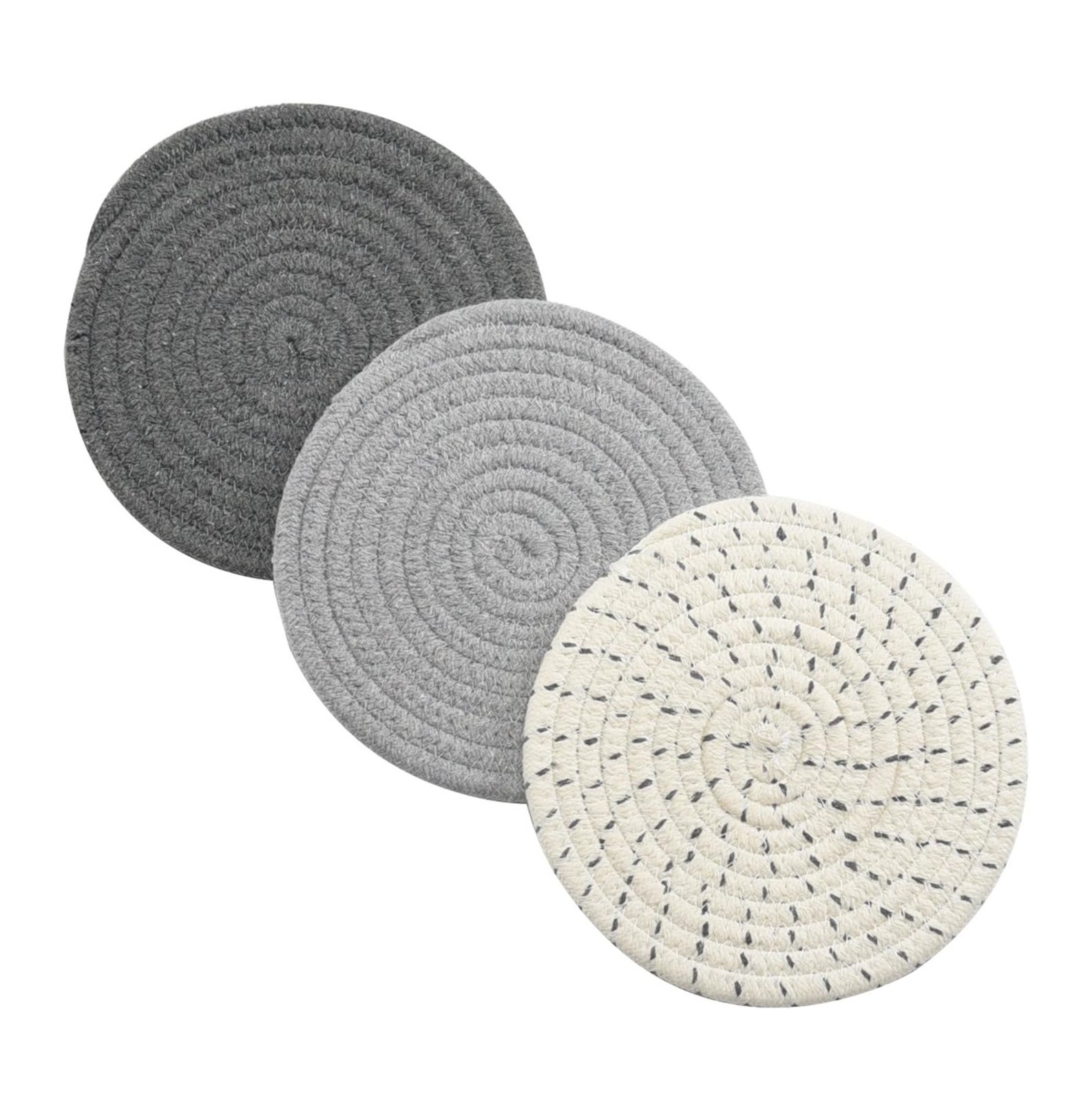  Trivets Set 100% Pure Cotton 