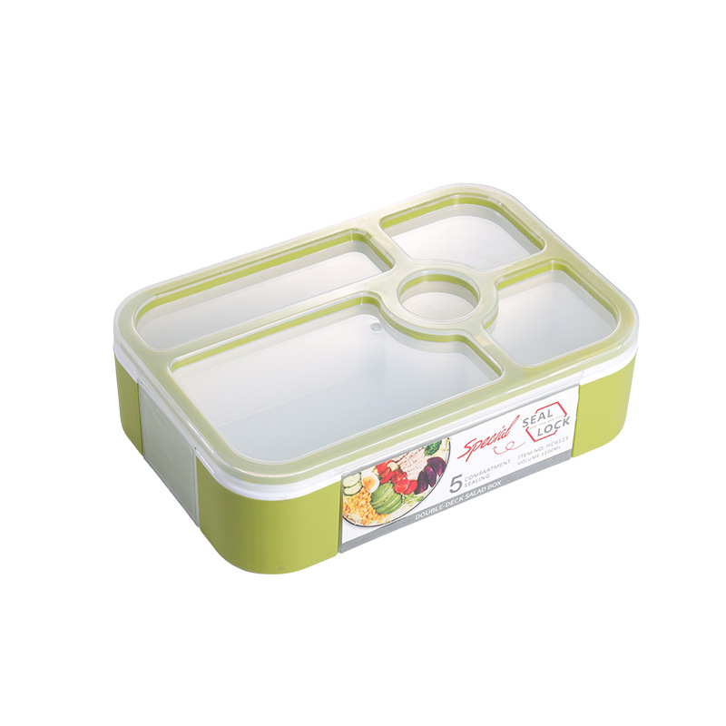 Lunch Box with 5 Compartments